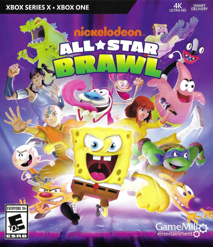 Nickelodeon All-Star Brawl box art for Xbox Series X